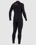 Billabong 3/2 Furnace Comp Chest Zip Fullsuit  - Antique Black
