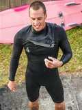Volcom Modulator 2/2mm Long Sleeve Chest Zip Spring Wetsuit - Black