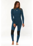 Sisstrevolution Seven Seas 3/2mm Back Zip Steamer Wetsuit Laguna