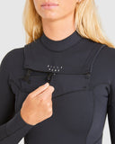 Billabong 3/2 Salty Dayz Natural Chest Zip Steamer Wetsuit
