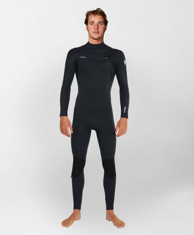 O'Neill HyperFire 3/2mm Steamer Chest Zip Wetsuit - Carbon