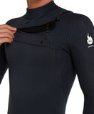 O'Neill HyperFire 3/2mm Steamer Chest Zip Wetsuit - Carbon