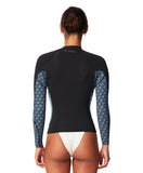 O'Neill Women's Bahia Full Zip 1.5mm Wetsuit Jacket - Aloha Tile