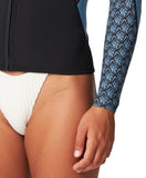O'Neill Women's Bahia Full Zip 1.5mm Wetsuit Jacket - Aloha Tile