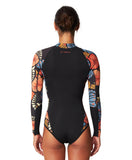 O'Neill Women's Bahia FZ Cheeky 2mm Spring Suit - Vintage Aloha
