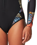 O'Neill Women's Bahia FZ Cheeky 2mm Spring Suit - Vintage Aloha
